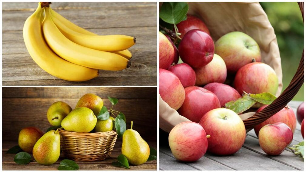 Dobro voće za giht - banane, kruške i jabuke