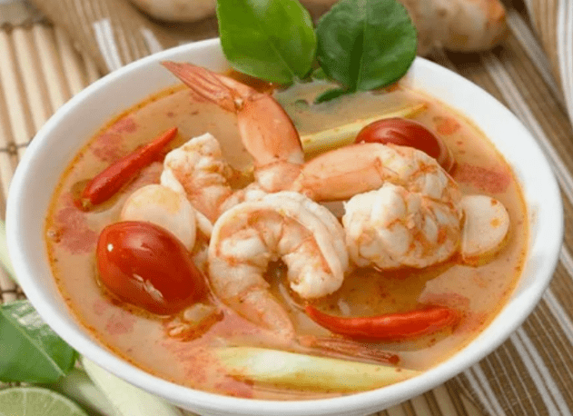 Juha Tom Yam sa škampima
